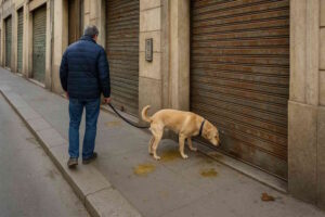 Partito Animalista contro il degrado: “Più mezzi per pulire, più controlli e nuove norme su urina dei cani”
