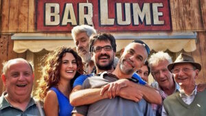 I Delitti del BarLume, alcuni attori sul palco di Eliopoli