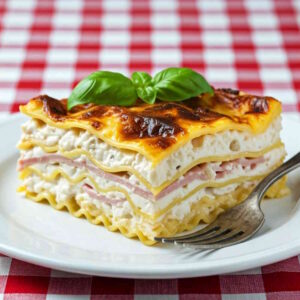 Lasagna con Ricotta e Prosciutto Cotto: un Primo Piatto Veloce e Cremoso