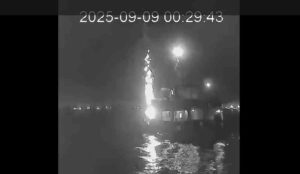 Global Sumud Flottiglia, colpita una imbarcazione, il video dell'attacco