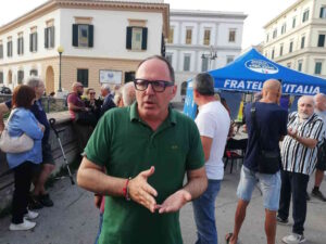 Regionali 2025, Marco Landi a Livorno si presenta ai cittadini 