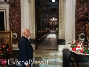 Eugenio Giani a Montenero, nel primo giorno di mandato ringrazia la Patrona della Toscana (Video)