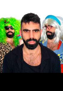 Gabriele Puccetti sul palco del The Cage