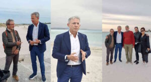 L'ex ministro Costa (M5S) alle Spiagge Bianche: “Bonifiche, salute e sostenibilità non più rinviabili”