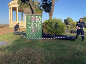 Mareggiata presidio immediato di Aamps e pulizia immediata a cura degli operatori