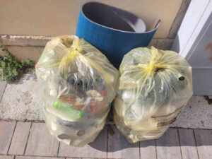 Un gesto silenzioso che vale più di mille parole MrGreen ripulisce lo Scoglio della Regina