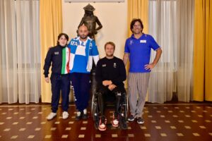 Premiati da Salvetti quattro atleti paralimpici