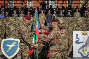 Cambio di comando al 187° Reggimento Paracadutisti Folgore