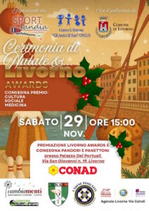 Livorno Awards e Cerimonia di Natale la città che premia e abbraccia