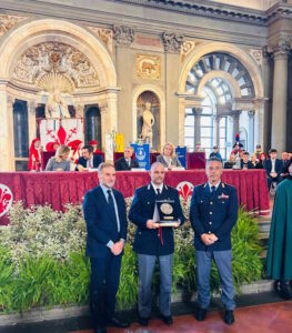 Premiato il Vice Sovrintendente della Polizia di Stato Federico Galli con lo "Scudo di San Martino"