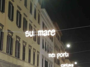 Luminaria di Via Ricasoli, una lettera già "Furminata"