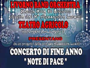 "Note Di Pace", concerto di fine anno, la Banda Città Di Livorno invita e appella ai musicisti