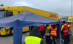 USB, sciopero e presidio alla DHL di Livorno
