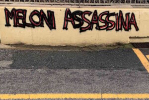 Scritte "Meloni Assassina" a Castiglioncello, Scarascia (FdI): &ldquo;Un oltraggio alle istituzioni&rdquo;