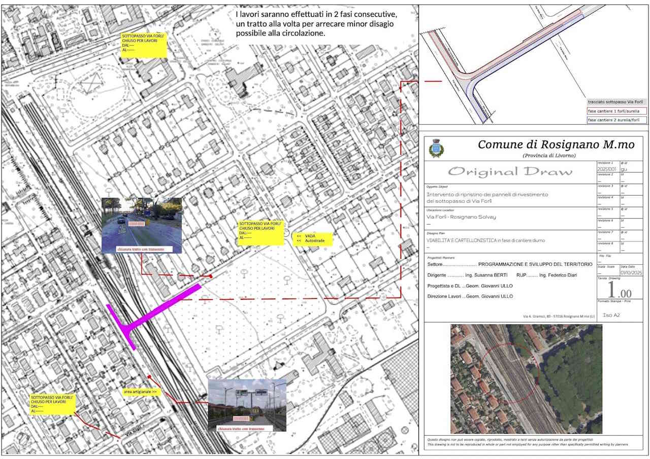 Al via i lavori al sottopasso a Solvay, le modifiche alla viabilit&agrave;