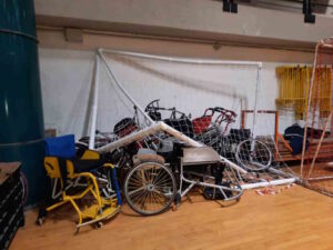 Palestra Bastia, ancora spregi e possibili danni alle carrozzine della TDS