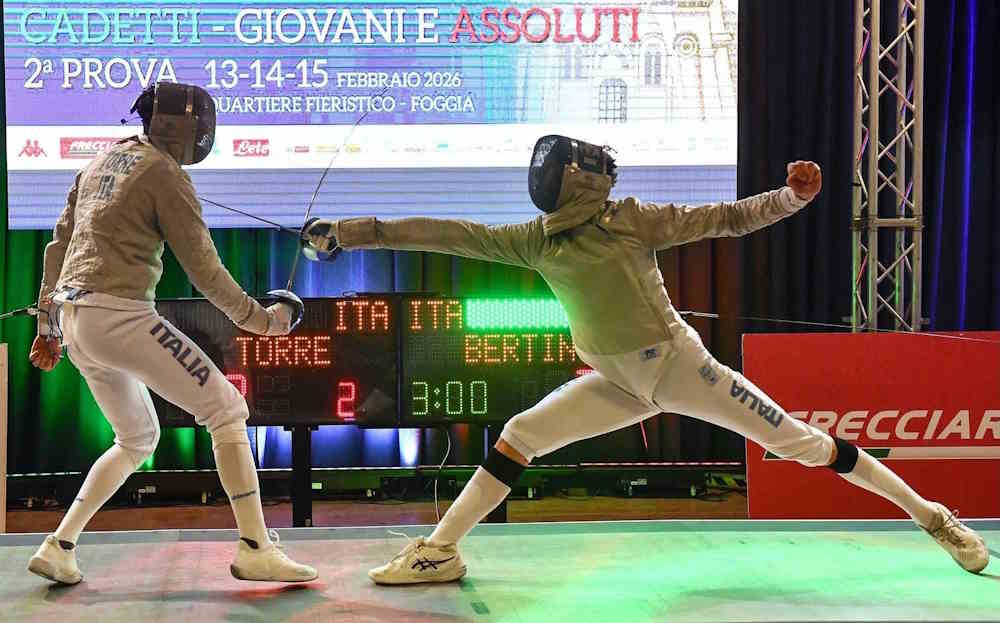 II Prova Nazionale di Sciabola a Foggia: il Fides domina tra Cadetti, Under 20 e Assoluti
