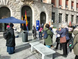 Manifestazione USB davanti all'ospedale: assunzioni subito e scorrimento delle graduatorie&nbsp;