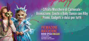 Due giorni di Carnevale alle Fonti del Corallo, buoni spesa per famiglie mascherate