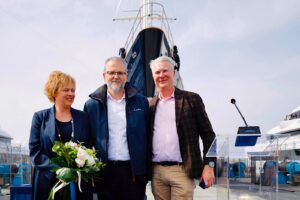 Al cantiere Lusben di Livorno torna in mare uno storico yacht a vela della tradizione nautica italiana