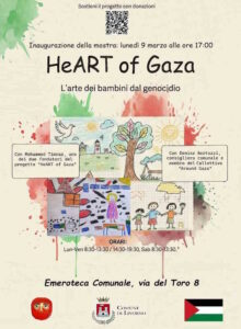 HeArt of Gaza, in mostra le paure e speranze nei disegni dei bambini