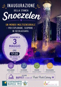 Volare Senz’Ali inaugura la stanza Snoezelen un nuovo spazio di luce, relazione e possibilità