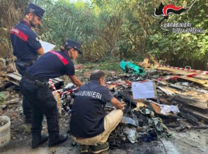 Brucia rifiuti non pericolosi, denunciato dalla forestale