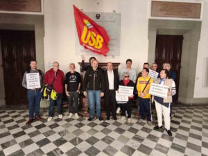 Legge 104, Graduatorie bloccate e diritti negati ai lavoratori USL, USB incontra Salvetti, Raspanti e consiglieri comunali