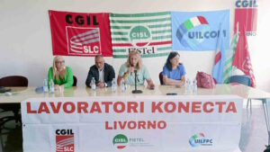 Call center Konecta di Livorno, situazione critica, sindacati: Tim vuol dimezzare gli attuali volumi di traffico