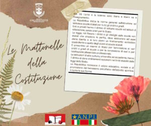 Anpi posizionerà a Stagno una nuova mattonella dedicata alla Costituzione