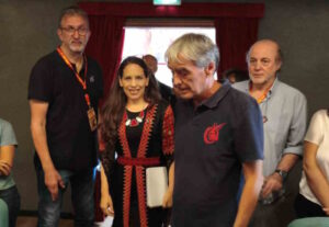 125 anni della Fiom, l'ambasciatrice palestinese Mona Abuamara «Non smettete di alzare la voce per il mio popolo»