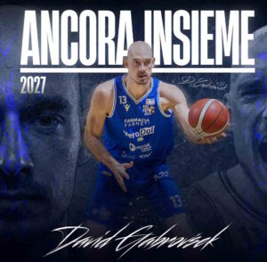 Pielle: David Gabrovšek in biancoblù anche per la stagione 26/27