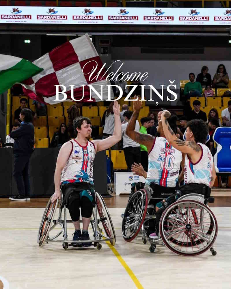 Alla Wheelchair Libertas Livorno arriva Ralfiņš Bundziņš