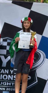 Clara Damari - Per la prima volta una rappresentante femminile italiana sul podio internazionale di dama